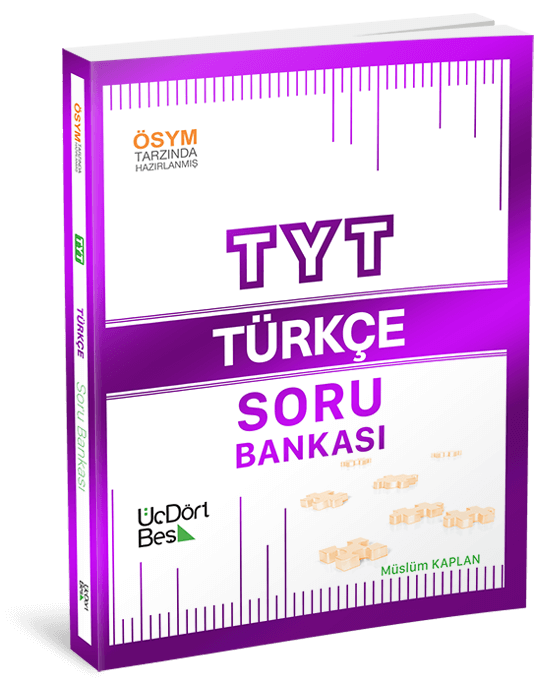 ÃœÃ§ DÃ¶rt BeÅŸ YayÄ±nlarÄ± TYT TÃ¼rkÃ§e Soru BankasÄ± ile ilgili gÃ¶rsel sonucu