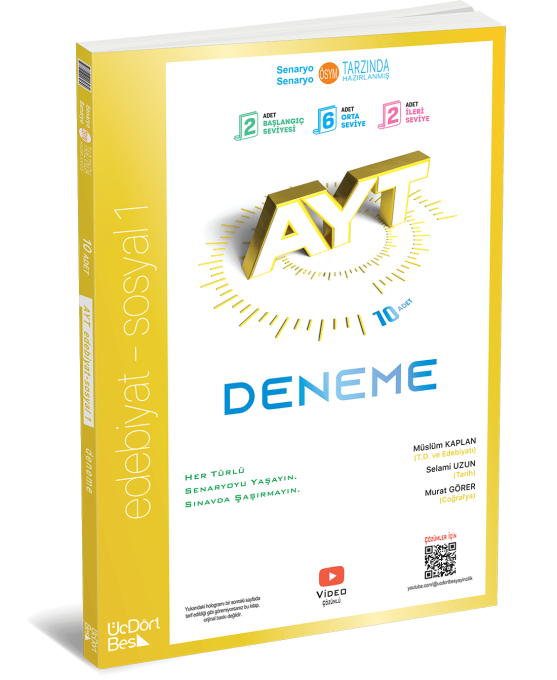 AYT 10’lu Edebiyat – Sosyal 1 Deneme
